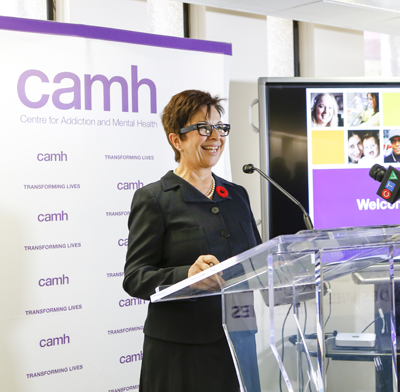 Dr. Catherine Zahn, CAMH President and CEO