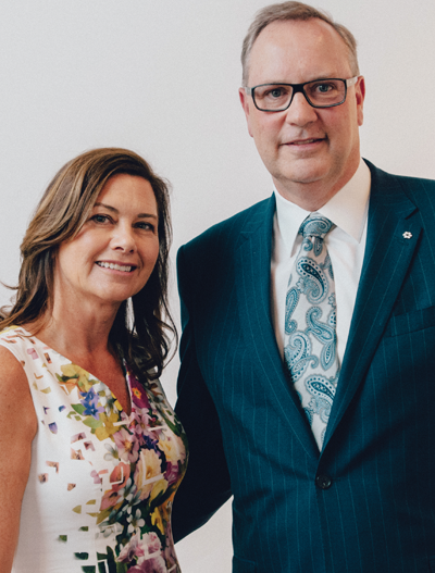 UnMasked co-chair Tami Cope and George Cope