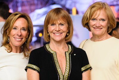 UnMasked co-chair Sandi Treliving, Valerie Pringle and Kelly Meighen
