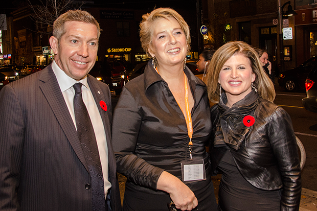 Sheldon Kennedy, Lisa Brown, and Rona Ambrose