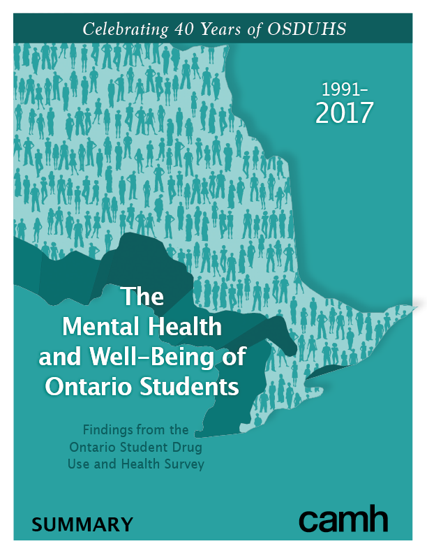 2017 OSDUHS Mental Health and Well-Being Summary Report cover