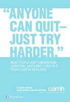 Anyone can quit - just try harder