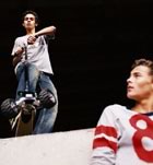 Teens with scooter