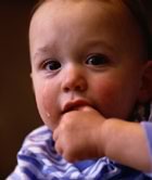 Toddler hand to mouth 