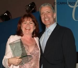 Mary Walsh with Eric Tripp, representing paton BMO Nesbitt Burns