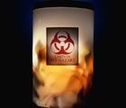 Biohazard container