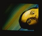Distorted image of a man