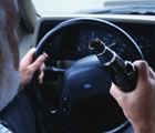 Driver with beer 