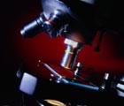 Microscope close up