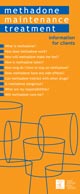 Methadone Maintenance Treatment Pamphlet cover
