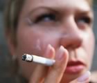 Woman smoking