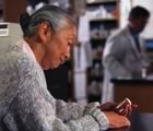Woman at pharmacy