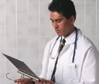 Doctor with chart