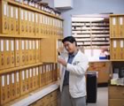Medical records boxes
