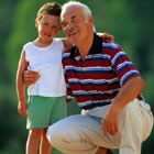 Boy and grandfather
