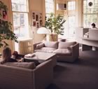 Sunny reception area
