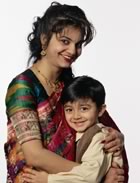 Mother and son