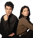 Pensive couple